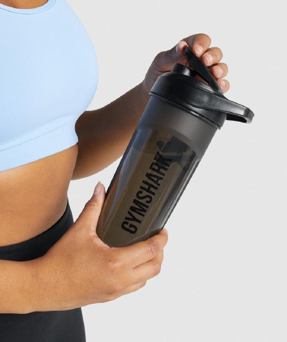 Gymshark Shaker Accessories Boce s vodom Crne | HR 2002BEX